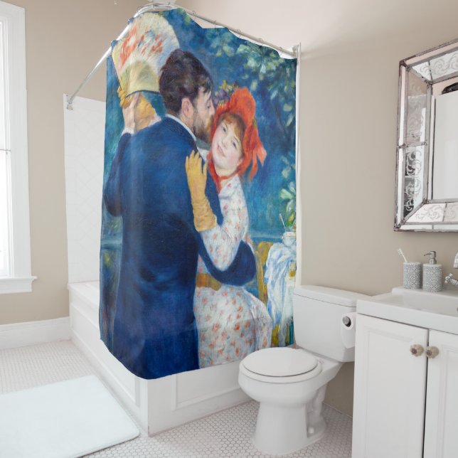 Pierre-Auguste Renoir - Country Dance Shower Curtain (In Situ)