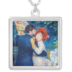 Pierre-Auguste Renoir - Country Dance Silver Plated Necklace