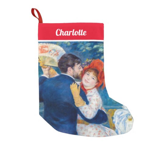 Pierre_Auguste Renoir _ Country Dance Small Christmas Stocking
