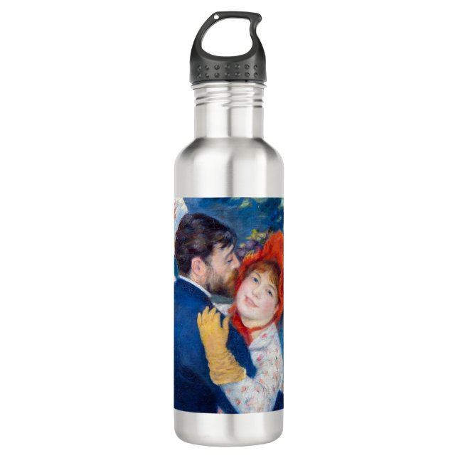 Pierre-Auguste Renoir - Country Dance Stainless Steel Water Bottle (Front)