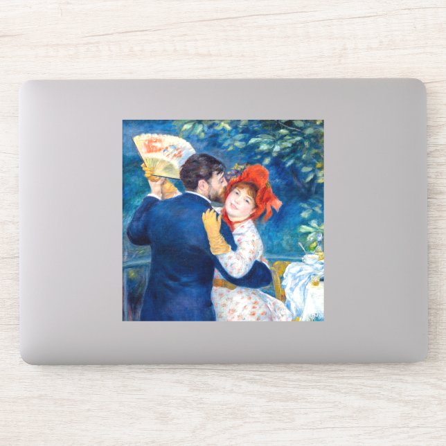 Pierre-Auguste Renoir - Country Dance Sticker (Computer)
