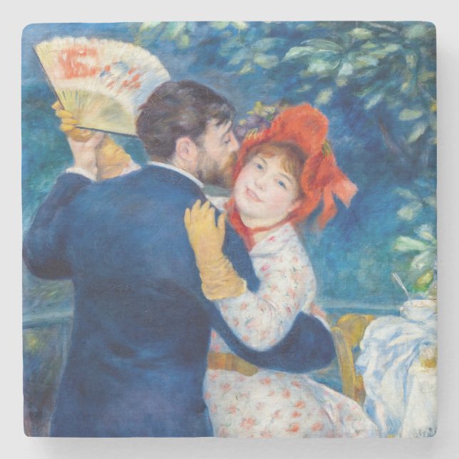 Pierre-Auguste Renoir - Country Dance Stone Coaster (Front)