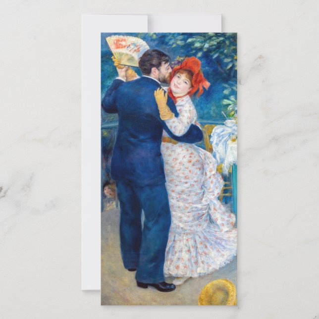 Pierre-Auguste Renoir - Country Dance Thank You Card (Front)