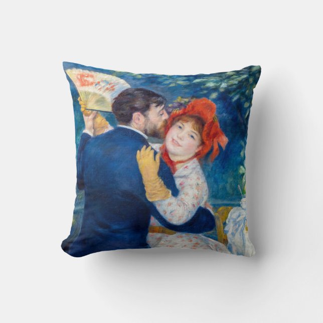 Pierre-Auguste Renoir - Country Dance Throw Pillow (Front)