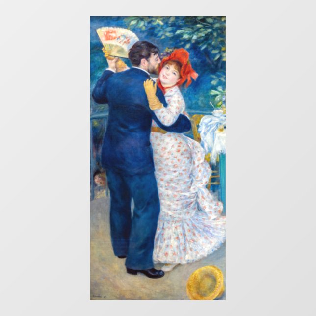 Pierre-Auguste Renoir - Country Dance Window Cling (Sheet)