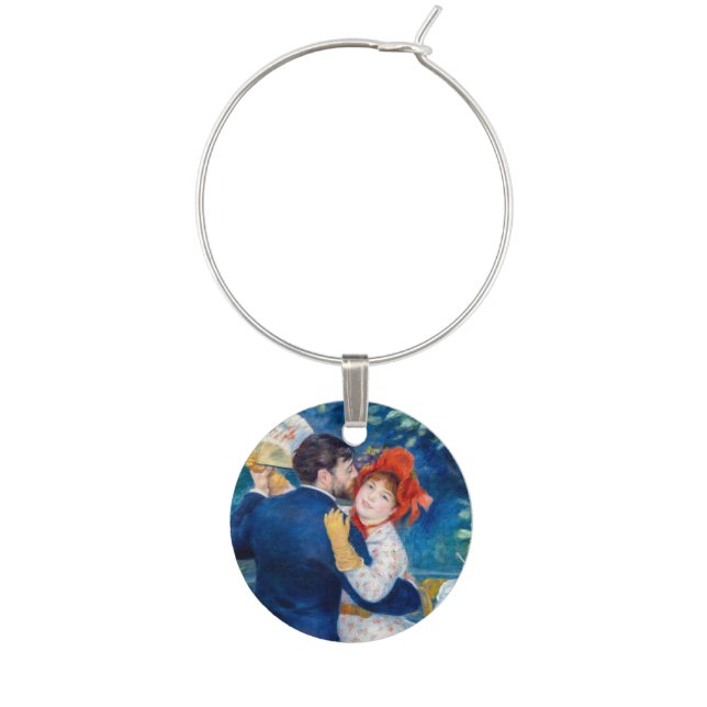 Pierre-Auguste Renoir - Country Dance Wine Charm (Front)