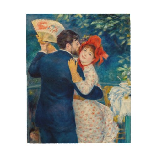 Pierre_Auguste Renoir _ Country Dance Wood Wall Art