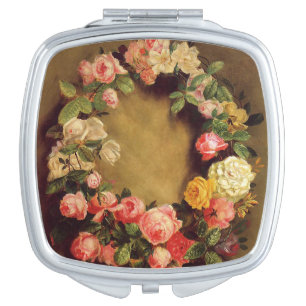 Pierre-Auguste Renoir - Crown of Roses  Compact Mirror