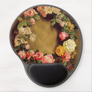 Pierre-Auguste Renoir - Crown of Roses Gel Mouse Pad
