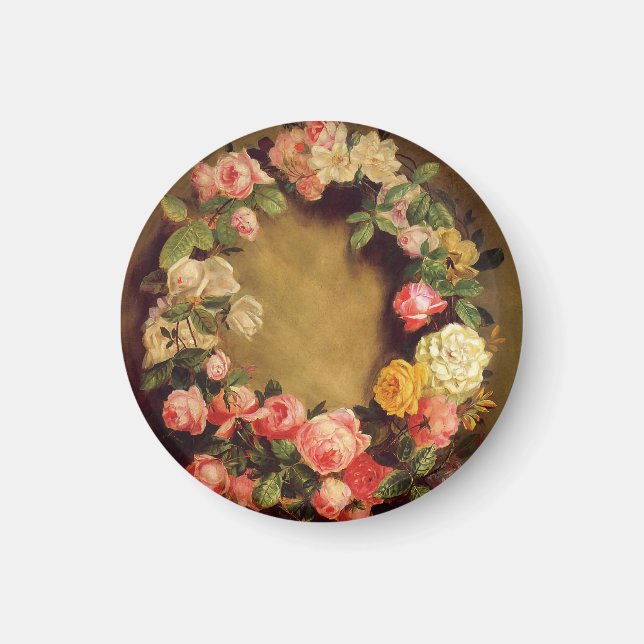 Pierre-Auguste Renoir - Crown of Roses Magnet (Front)