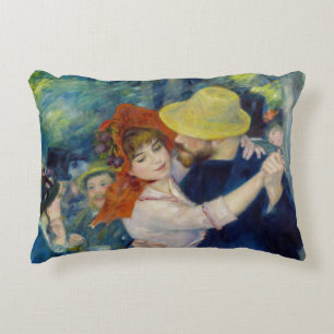 Pierre-Auguste Renoir - Dance at Bougival Accent Pillow