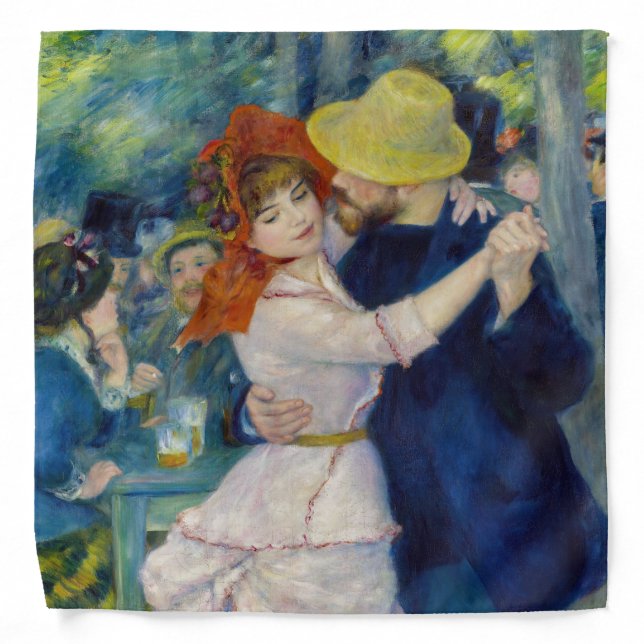 Pierre-Auguste Renoir - Dance at Bougival Bandana (Front)