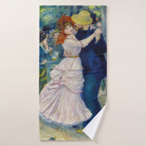 Pierre_Auguste Renoir _ Dance at Bougival Bath Towel Set