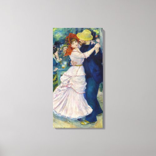 Pierre_Auguste Renoir _ Dance at Bougival Canvas Print