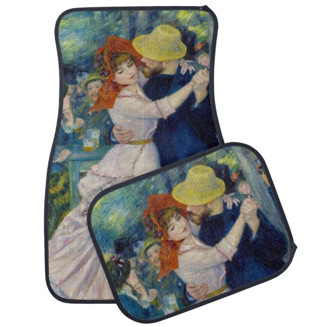 Pierre-Auguste Renoir - Dance at Bougival Car Floor Mat (Set)