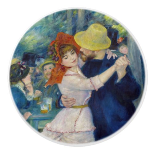 Pierre_Auguste Renoir _ Dance at Bougival Ceramic Knob