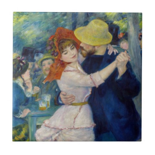 Pierre_Auguste Renoir _ Dance at Bougival Ceramic Tile