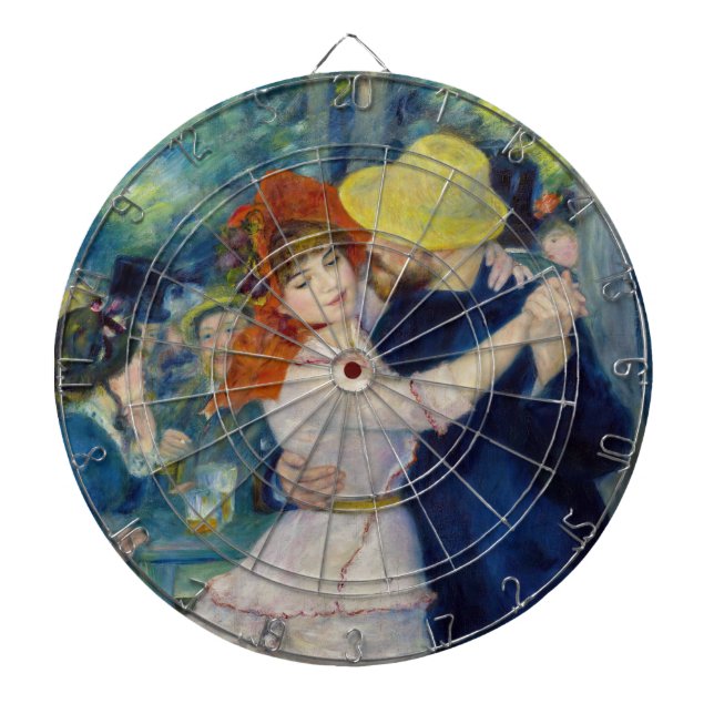Pierre-Auguste Renoir - Dance at Bougival Dart Board (Front)