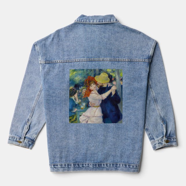 Pierre-Auguste Renoir - Dance at Bougival Denim Jacket (Back)