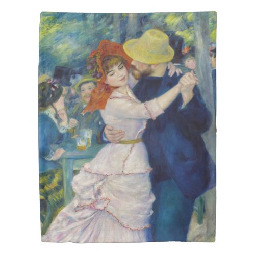 Pierre_Auguste Renoir _ Dance at Bougival Duvet Cover