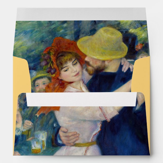 Pierre-Auguste Renoir - Dance at Bougival Envelope (Back (Bottom))