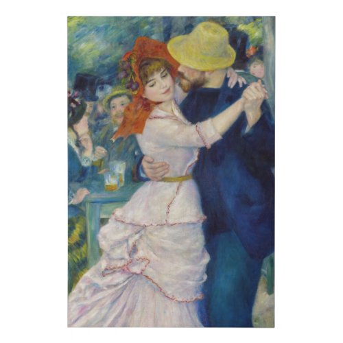 Pierre_Auguste Renoir _ Dance at Bougival Faux Canvas Print