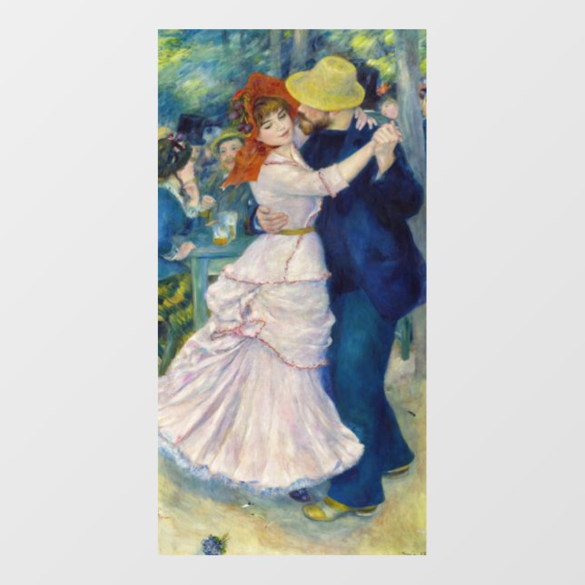 Pierre-Auguste Renoir - Dance at Bougival Floor Decals (Front)