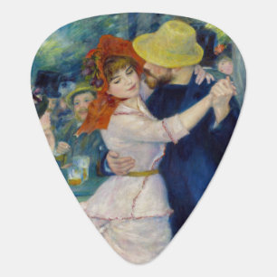 Pierre-Auguste Renoir - Dance at Bougival Guitar Pick