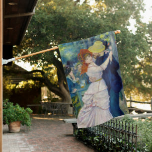 Pierre-Auguste Renoir - Dance at Bougival House Flag