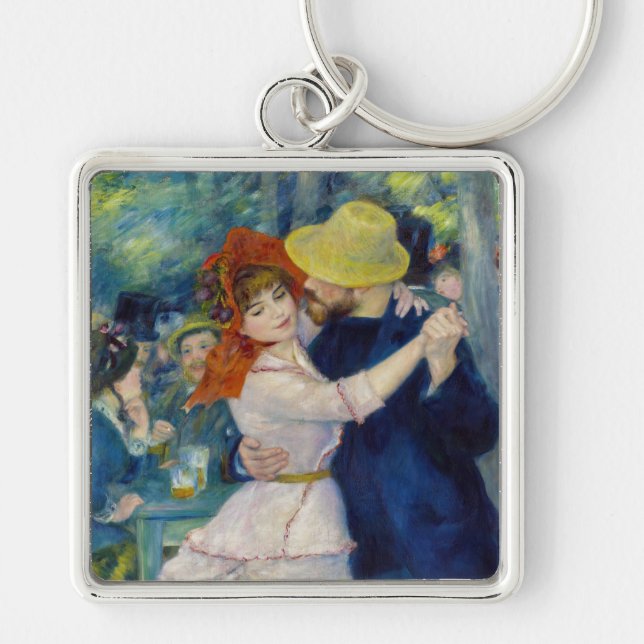 Pierre-Auguste Renoir - Dance at Bougival Keychain (Front)