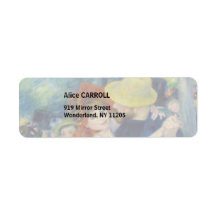 Pierre-Auguste Renoir - Dance at Bougival Label