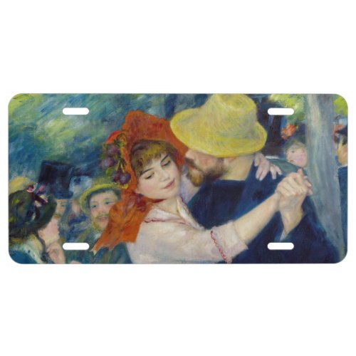 Pierre_Auguste Renoir _ Dance at Bougival License Plate