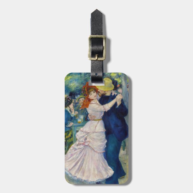 Pierre-Auguste Renoir - Dance at Bougival Luggage Tag (Front Vertical)