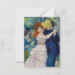 Pierre-Auguste Renoir - Dance at Bougival Note Card