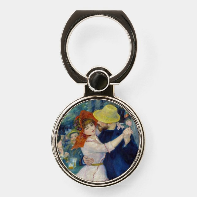 Pierre-Auguste Renoir - Dance at Bougival Phone Ring Stand (Front)