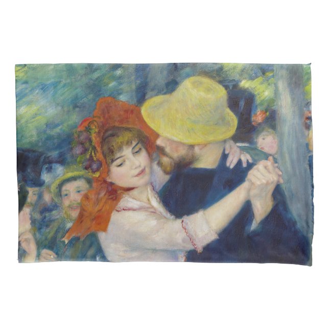 Pierre-Auguste Renoir - Dance at Bougival Pillow Case (Front)