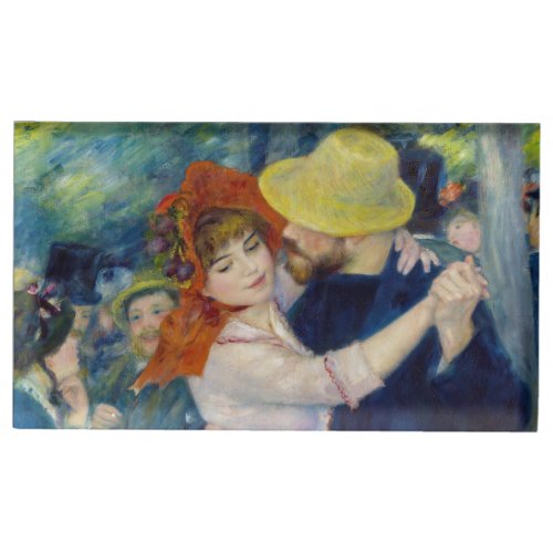 Pierre_Auguste Renoir _ Dance at Bougival Place Card Holder