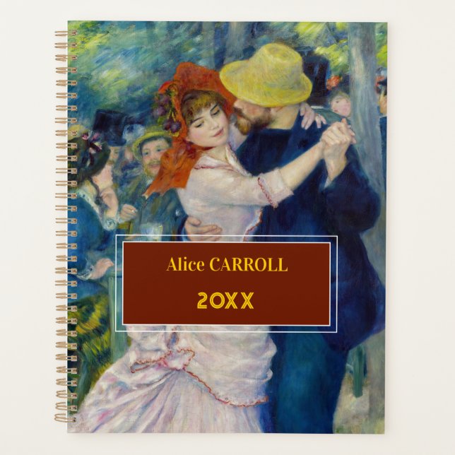 Pierre-Auguste Renoir - Dance at Bougival Planner (Front)