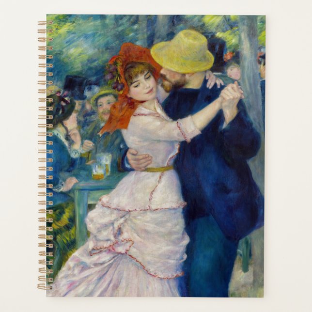 Pierre-Auguste Renoir - Dance at Bougival Planner (Front)