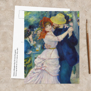 Pierre-Auguste Renoir - Dance at Bougival Postcard