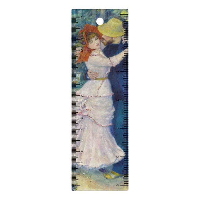 Pierre-Auguste Renoir - Dance at Bougival Ruler (Vertical)