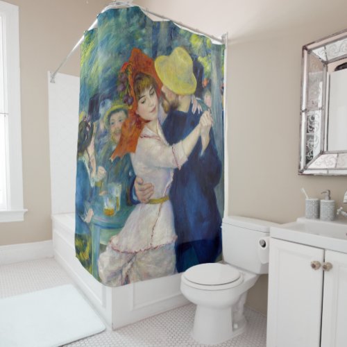 Pierre_Auguste Renoir _ Dance at Bougival Shower Curtain