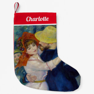 Pierre-Auguste Renoir - Dance at Bougival Small Christmas Stocking
