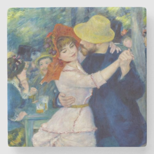 Pierre_Auguste Renoir _ Dance at Bougival Stone Coaster