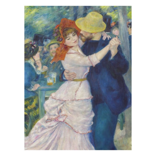 Pierre-Auguste Renoir - Dance at Bougival Tablecloth (Front)