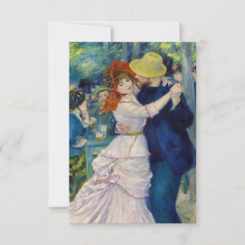 Pierre_Auguste Renoir _ Dance at Bougival Thank You Card