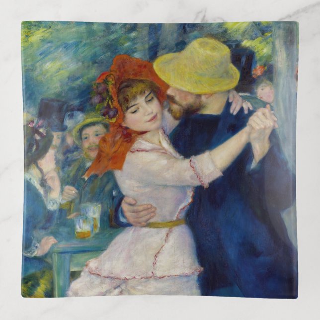 Pierre-Auguste Renoir - Dance at Bougival Trinket Tray (Front)