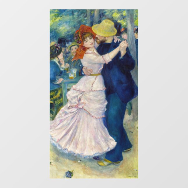 Pierre-Auguste Renoir - Dance at Bougival Wall Decal (Front)
