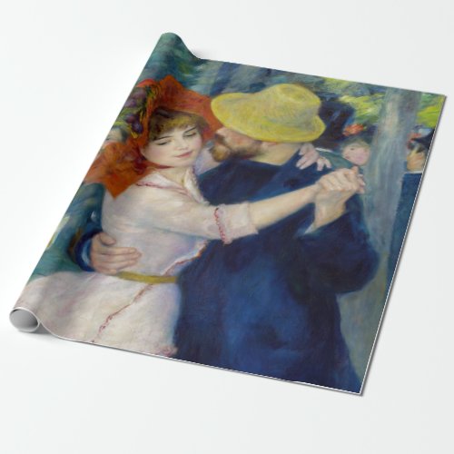 Pierre_Auguste Renoir _ Dance at Bougival Wrapping Paper
