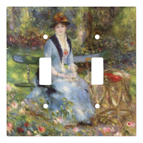 Pierre_Auguste Renoir _ Dans les Roses    Light Switch Cover